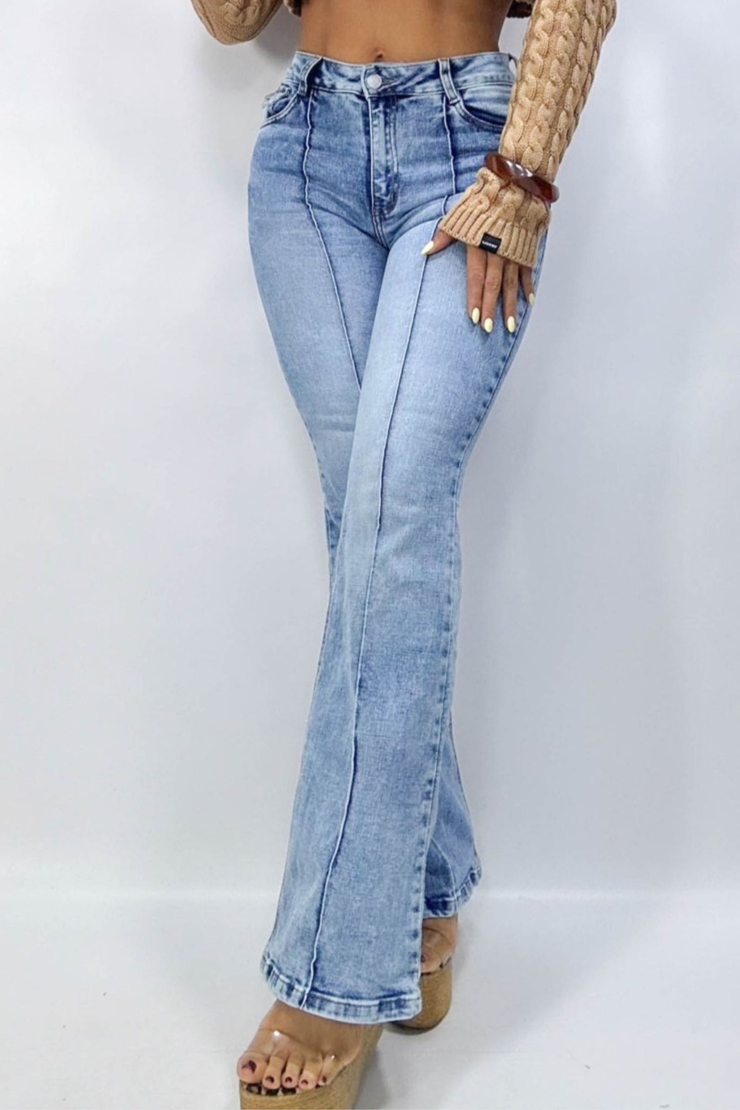 Jean flare strech - Azul