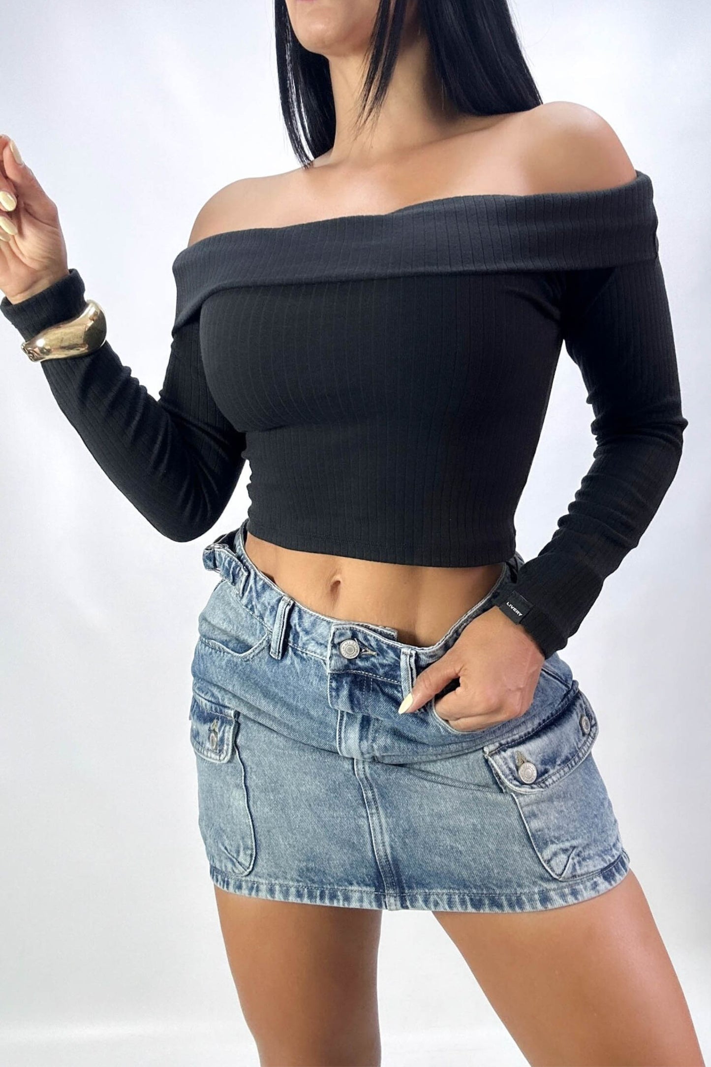 Blusa blake bandeja Negra