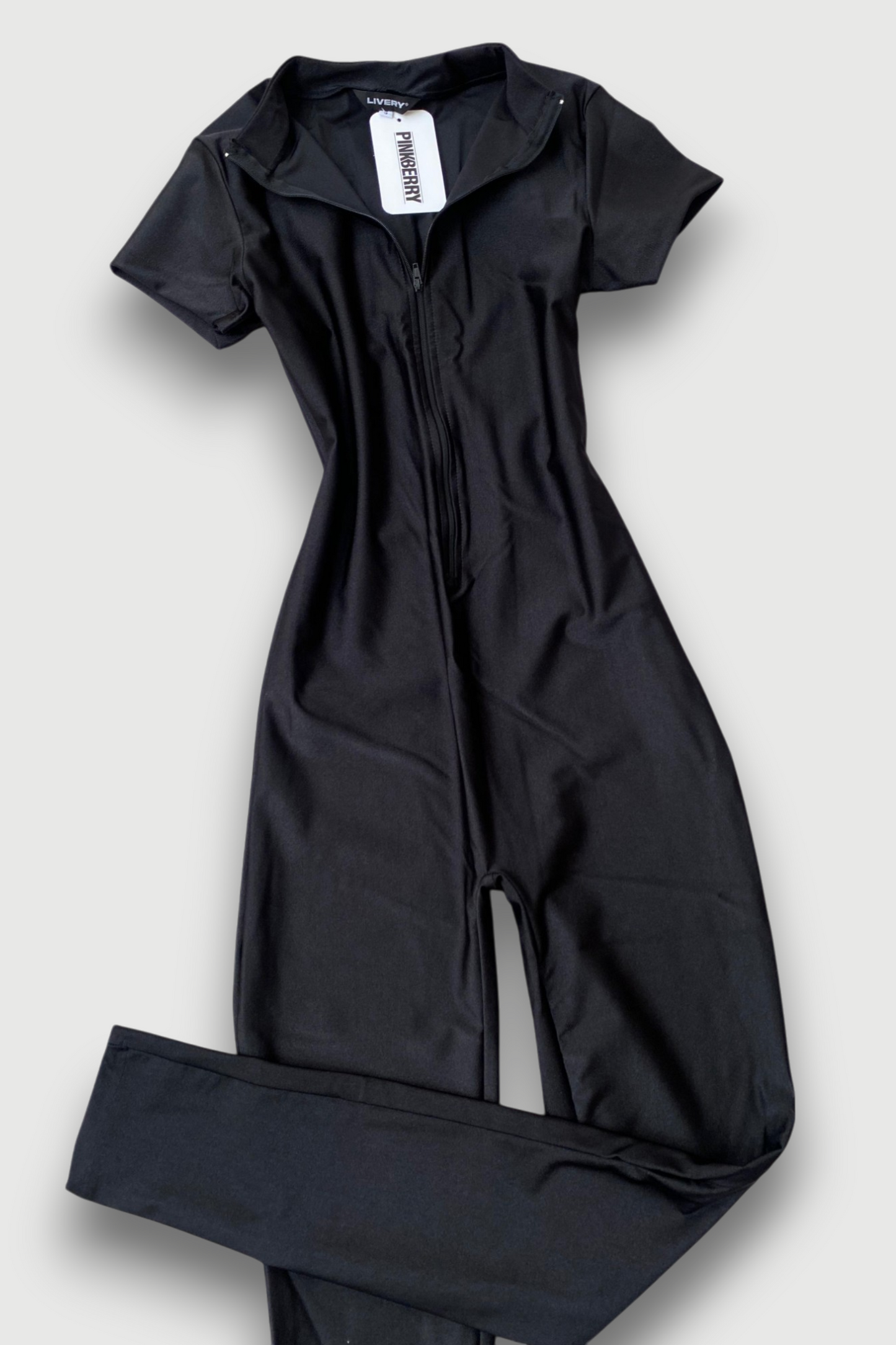 Enterizo Largo Licra Negro