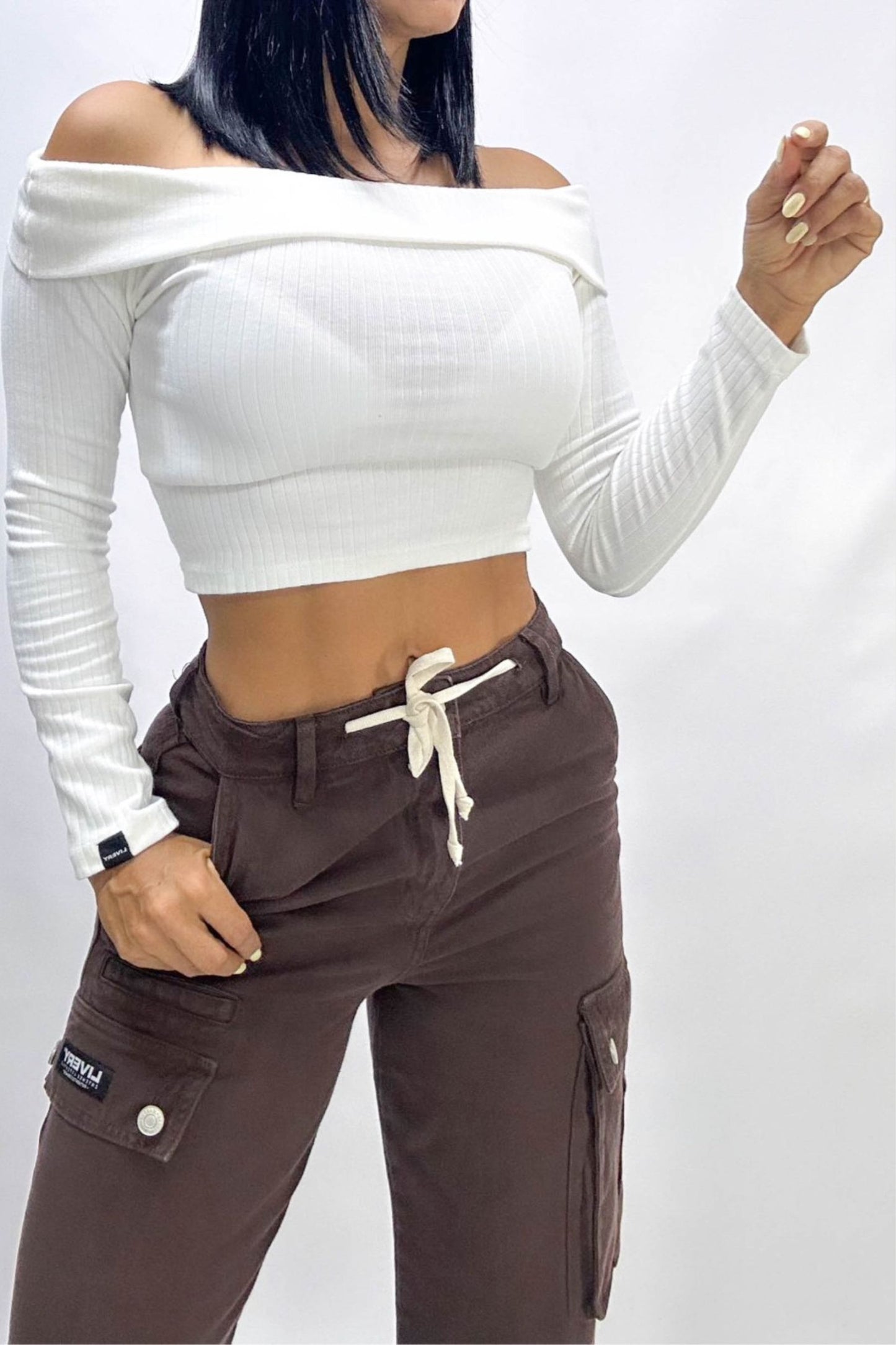 Blusa blake bandeja - Marfil