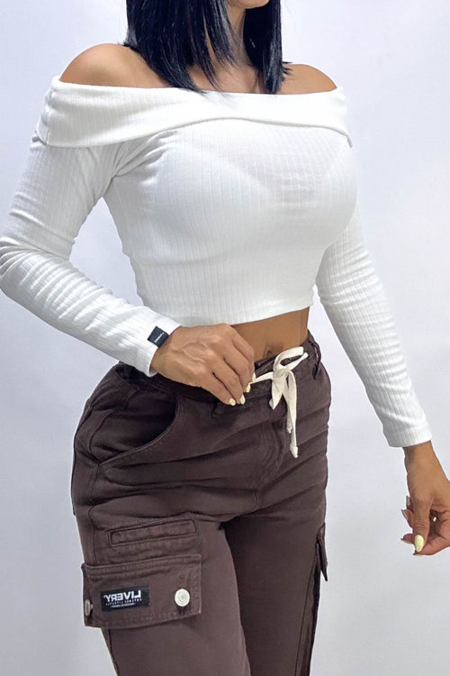 Blusa blake bandeja - Marfil