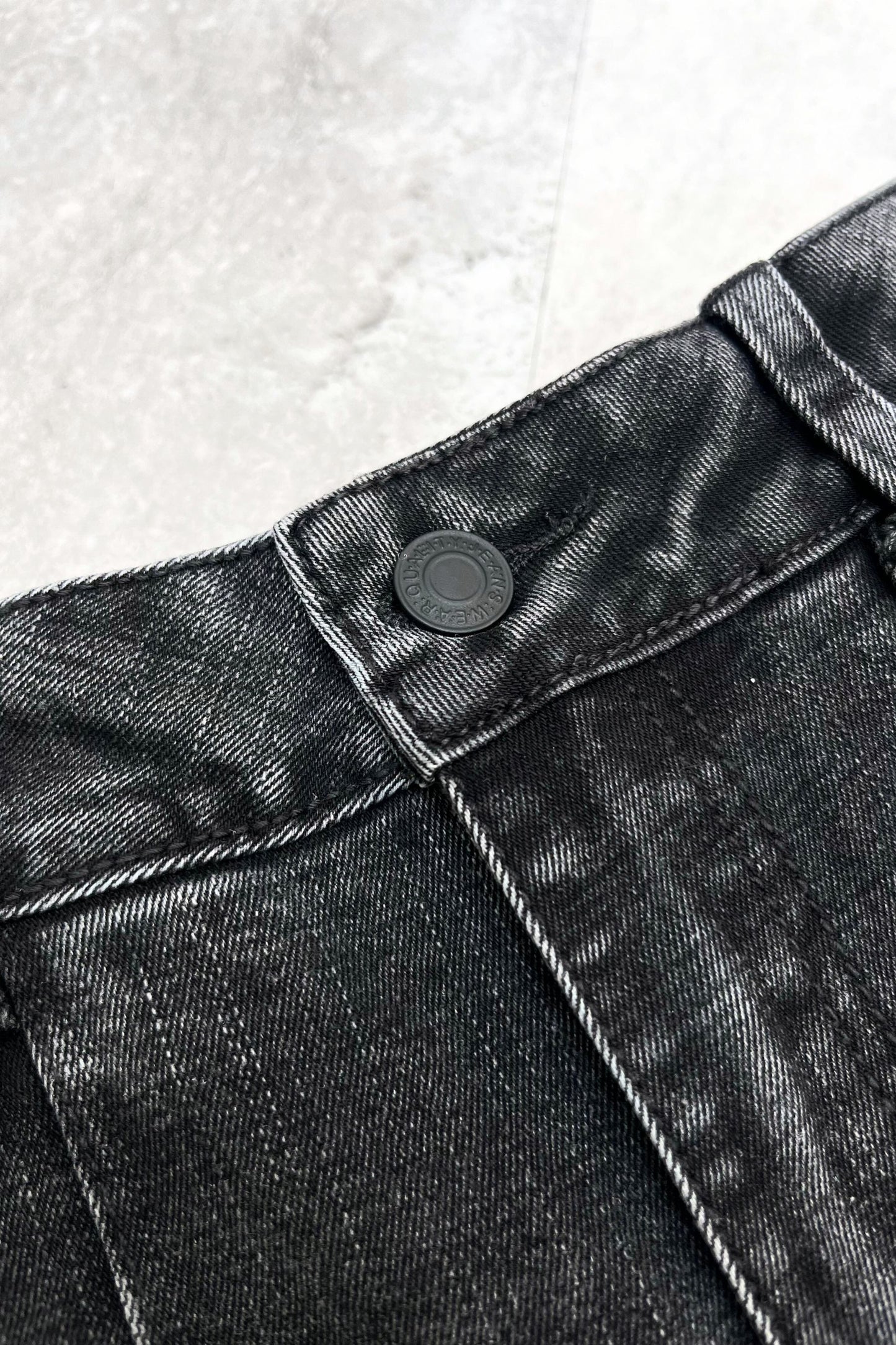 Jean flare strech - negro humo