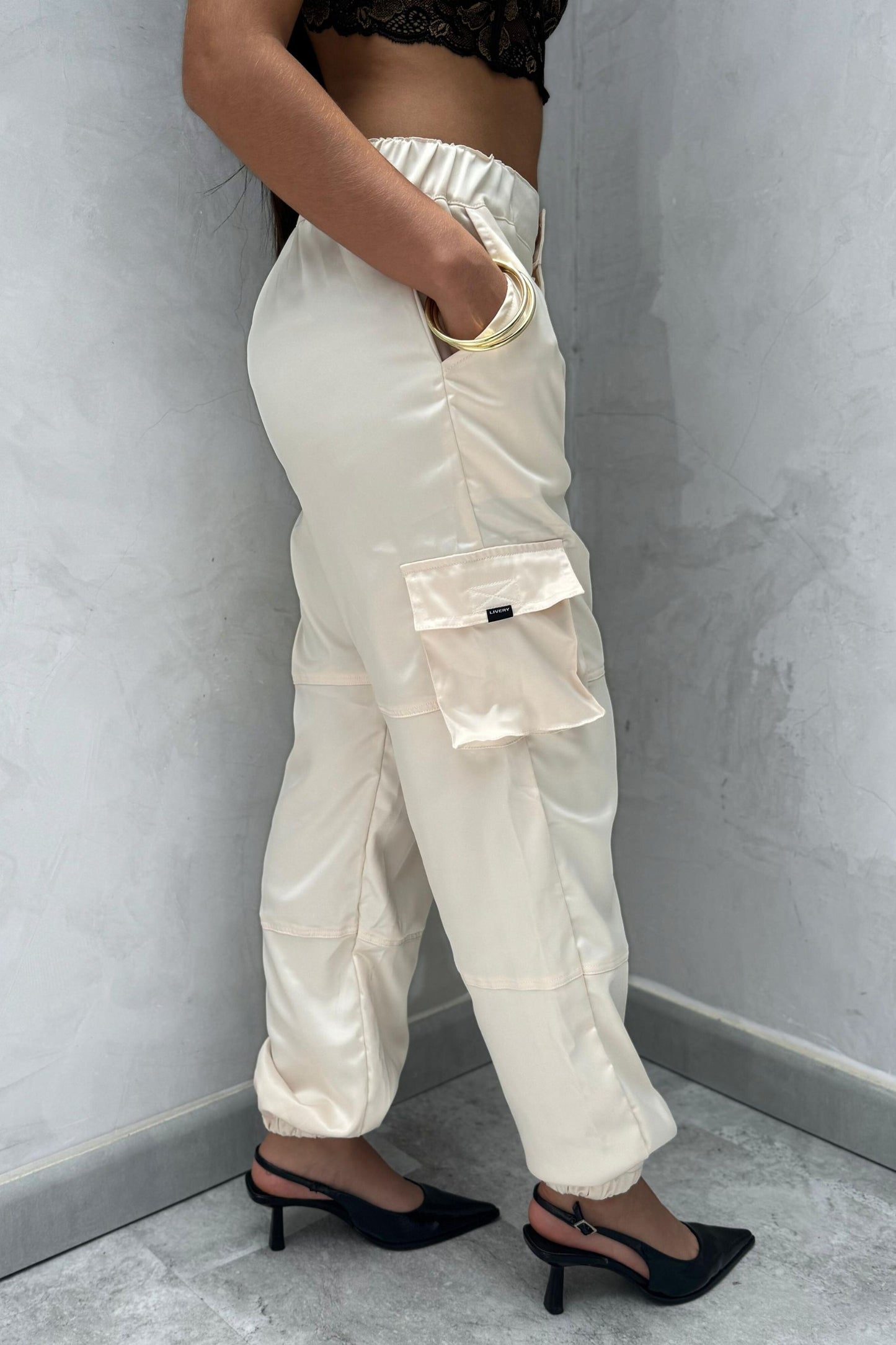 Pantalón Palmer – Vainilla