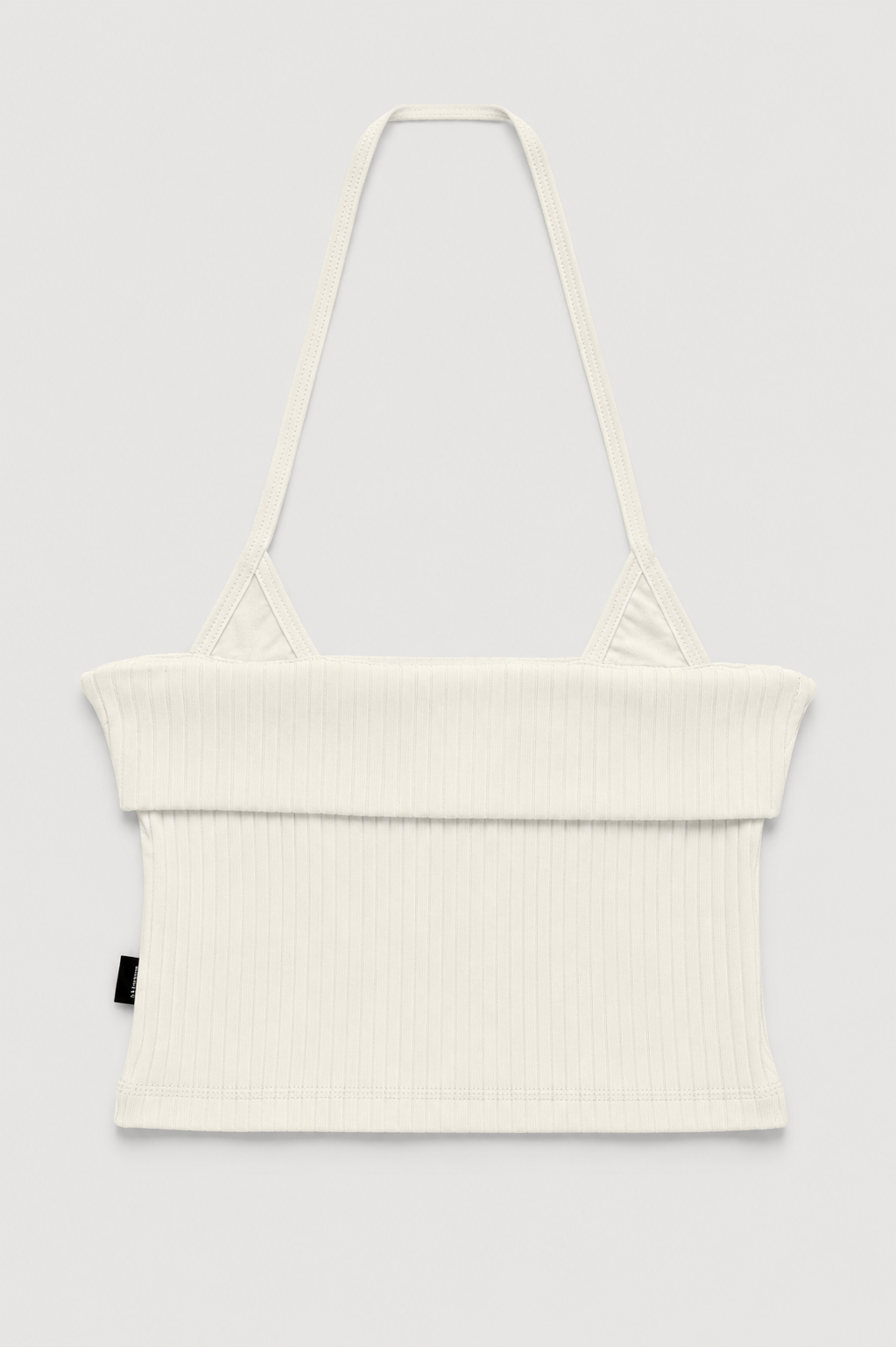 Blusa Zady straple con top de amarre - Marfil