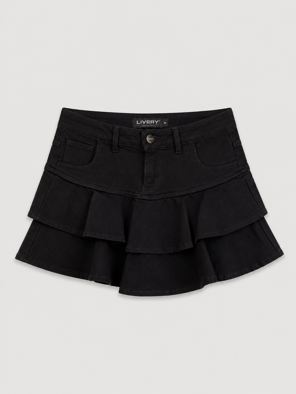 Falda Boleros Gaia - negra
