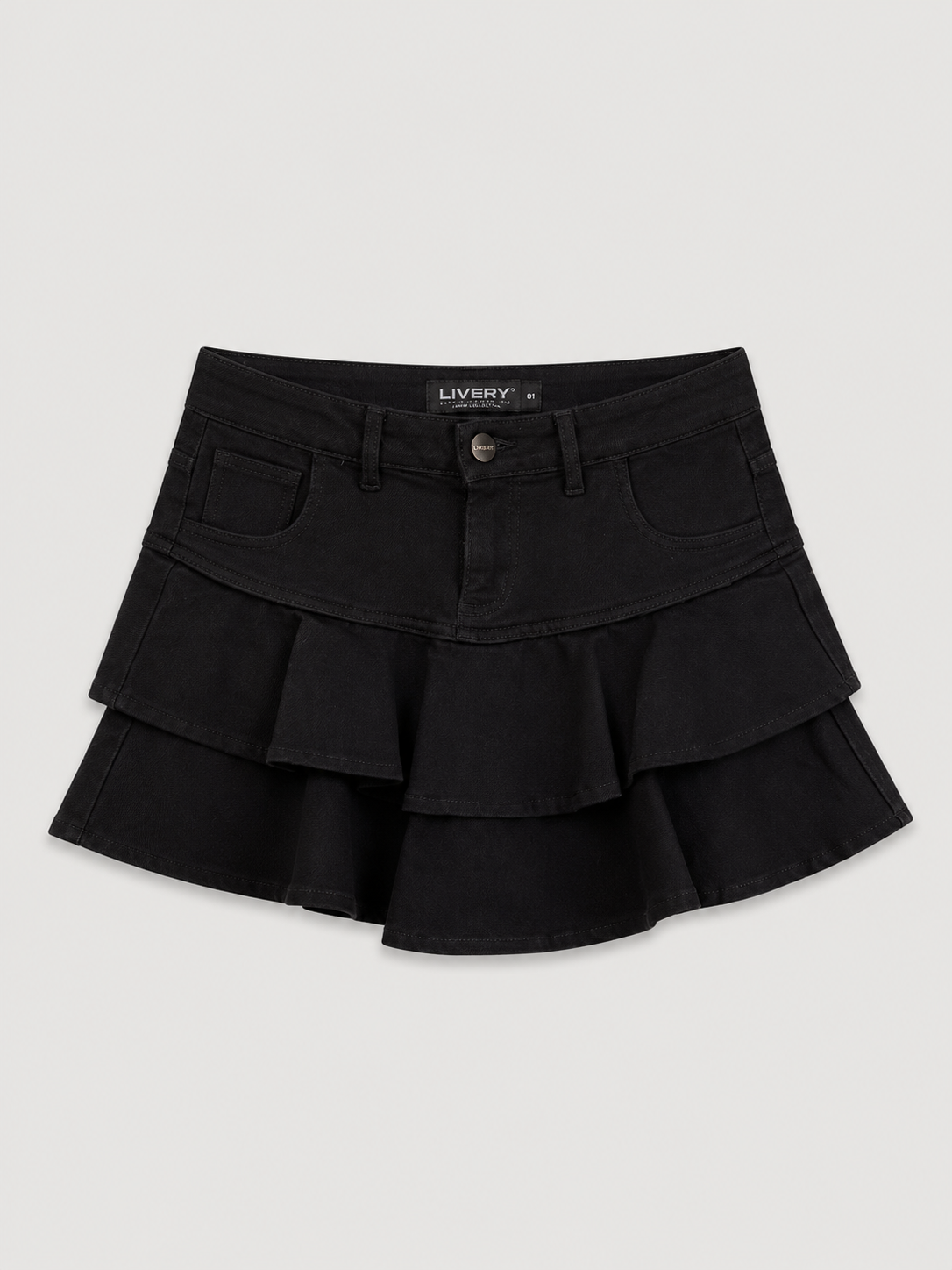 Falda Boleros Gaia - negra