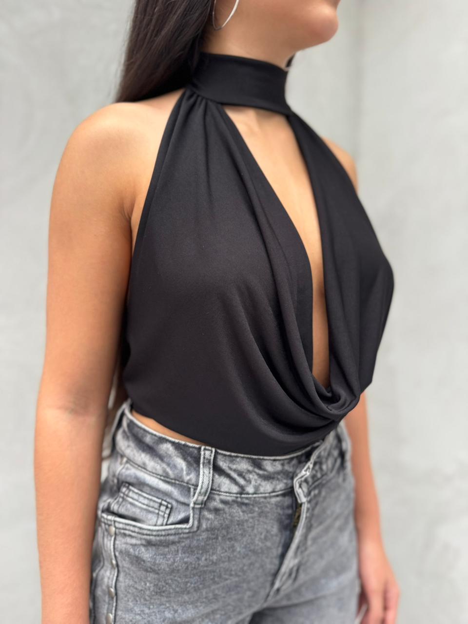 Blusa Collins - Negro