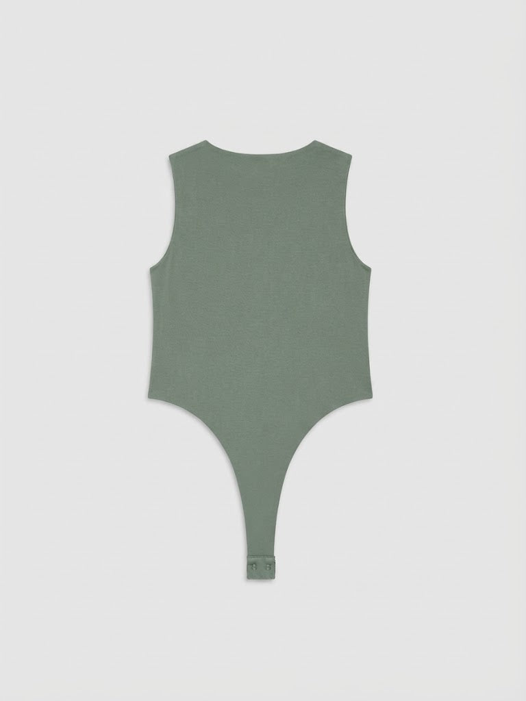 Blusa Kilma body elastico ms basic - Verde