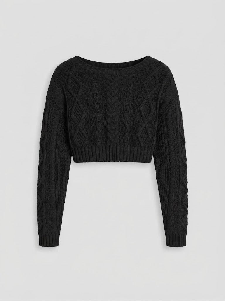 Blusa Beck tejido - Negro