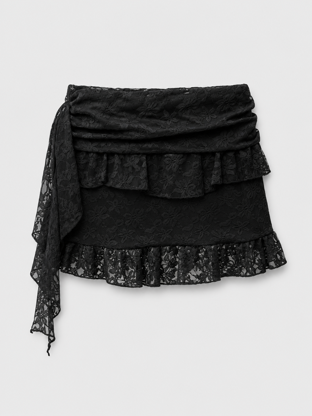 Falda kirsty boleros blonda - Negro