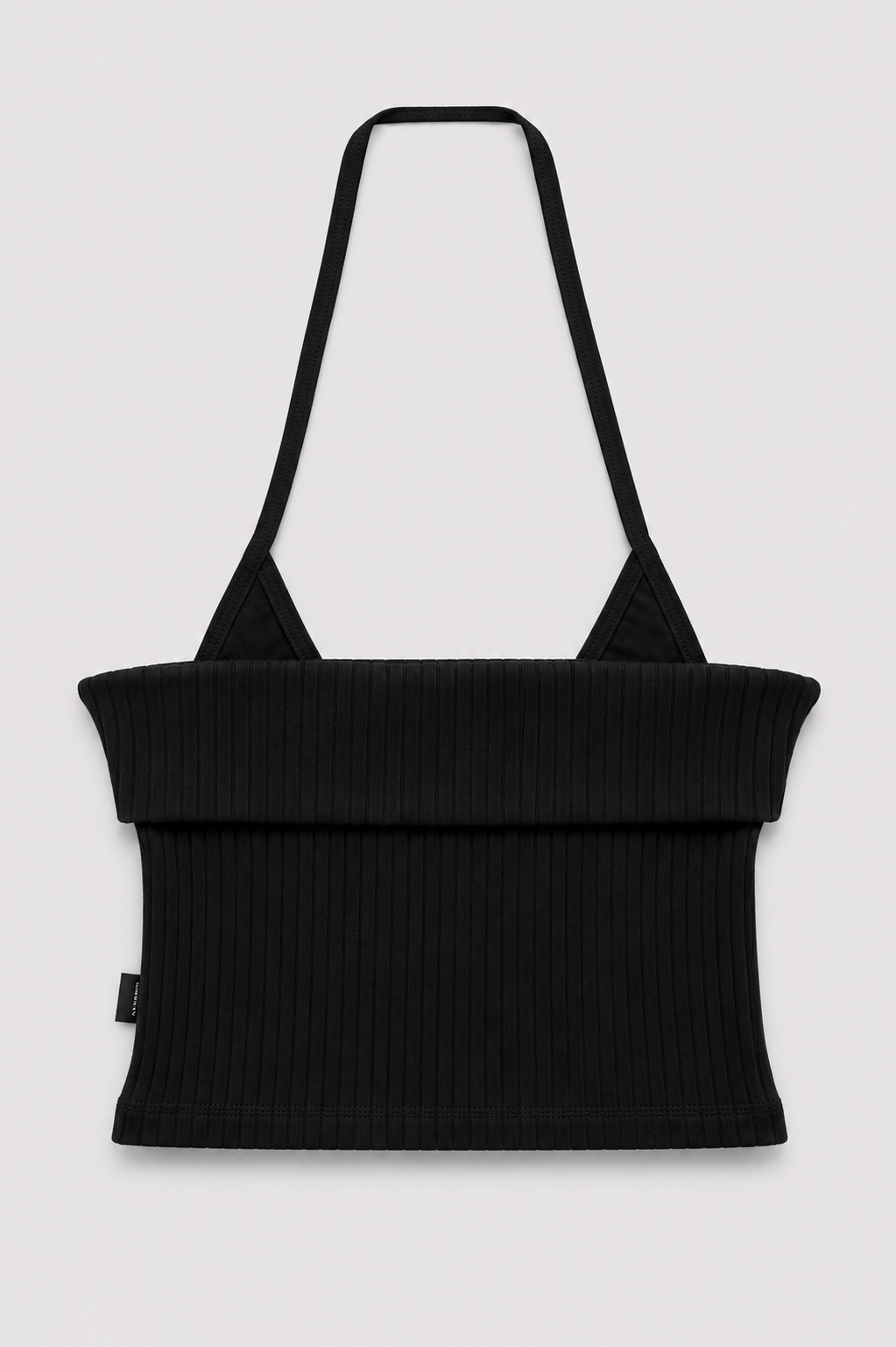 Blusa Zady straple con top de amarre - Negro