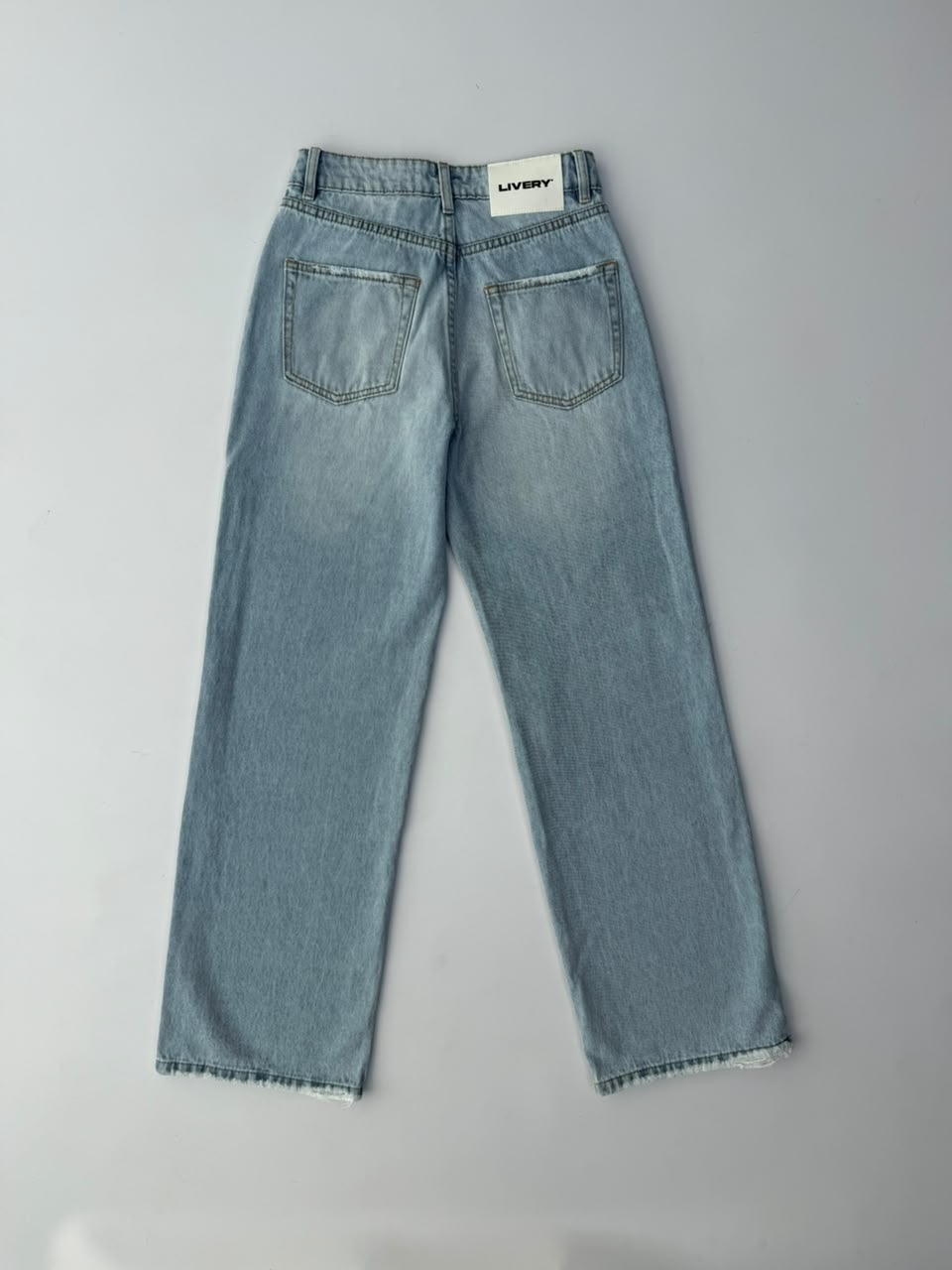 Jean Wild fit L58 roto en rodilla - Azul hielo