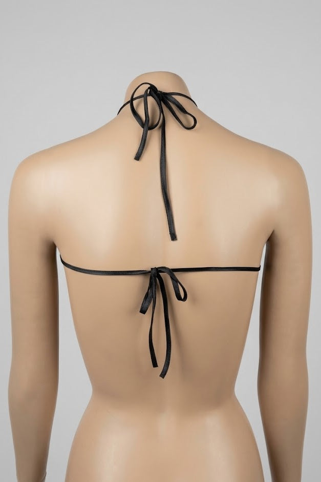 Blusa vip croptop cadenas - Plateado