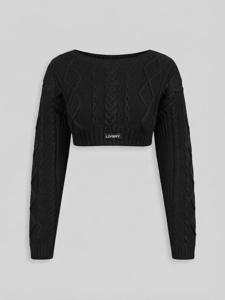 Blusa Beck tejido - Negro
