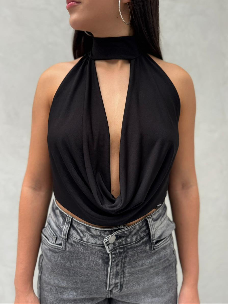 Blusa Collins - Negro