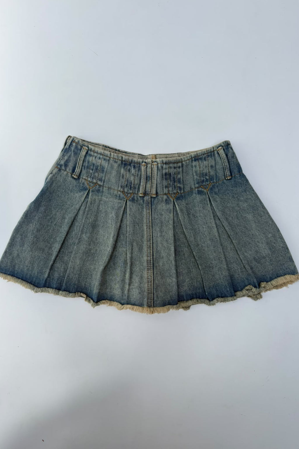 Falda Sandy de tablas con short interno - Azul