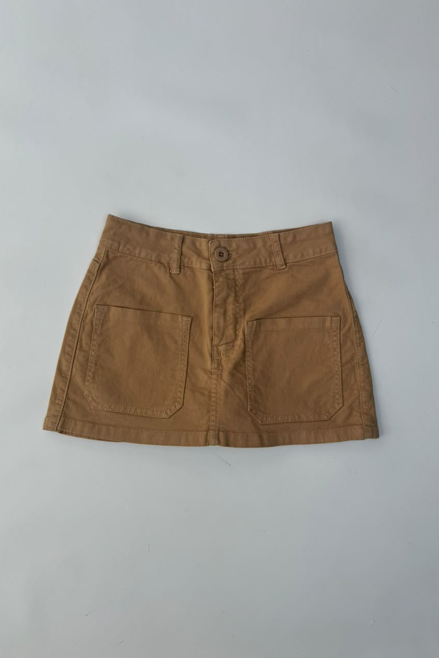 Falda Hanzel mini con short - Camel