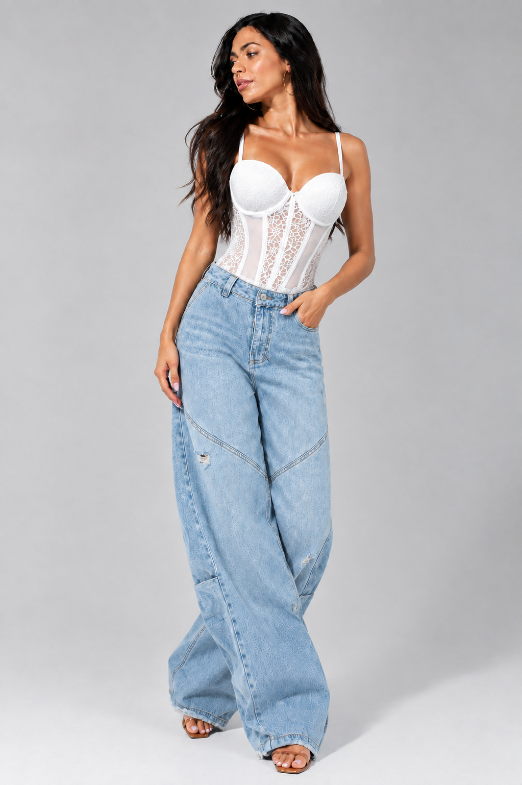 Blusa Francesa blonda mayatex - Blanco