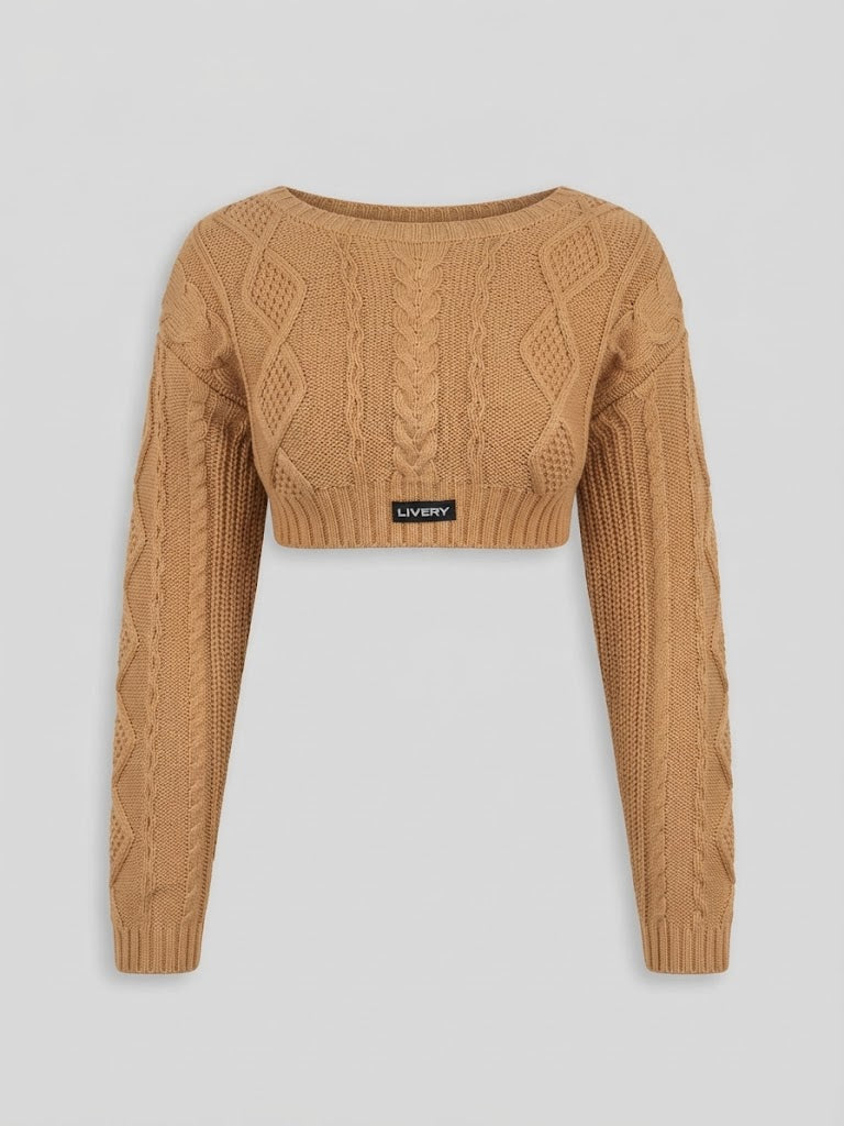 Blusa Beck tejido - Camel