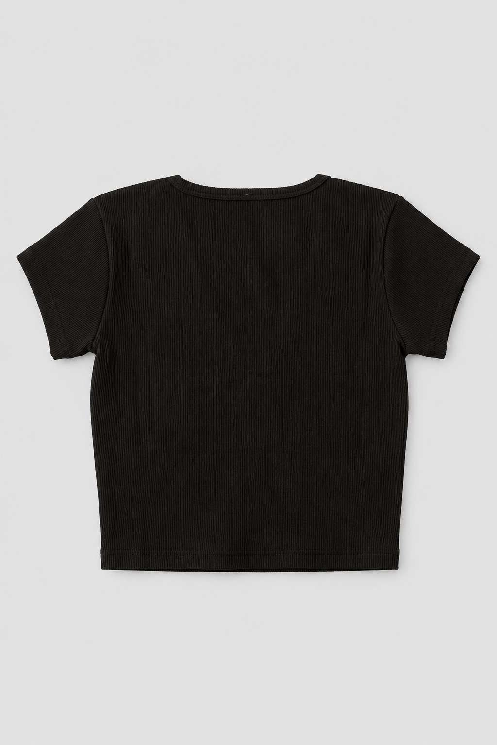 Blusa Sunny basica croptop cuello v profundo - Cafe