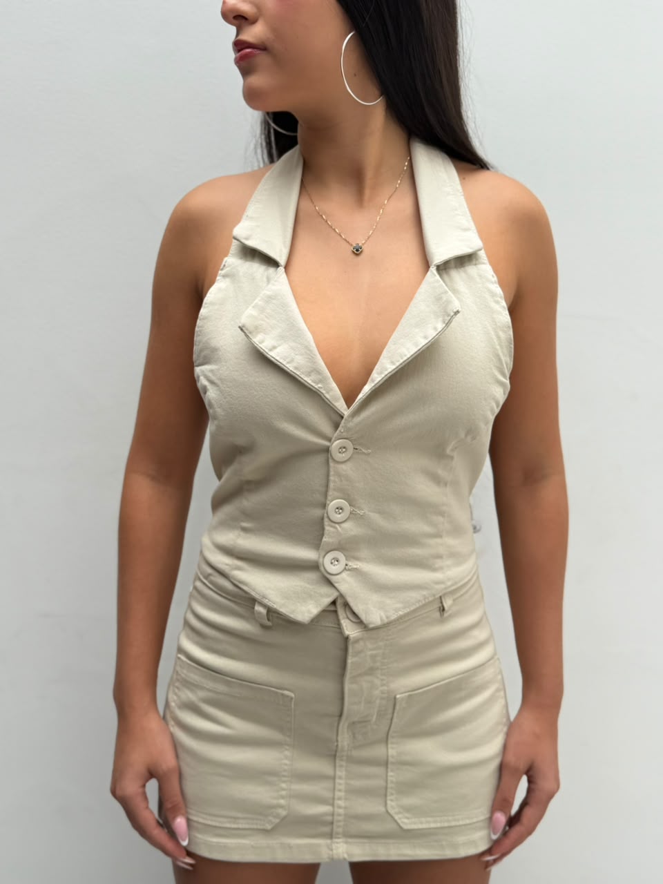 Blusa Hanzel chaleco forrado - Arena