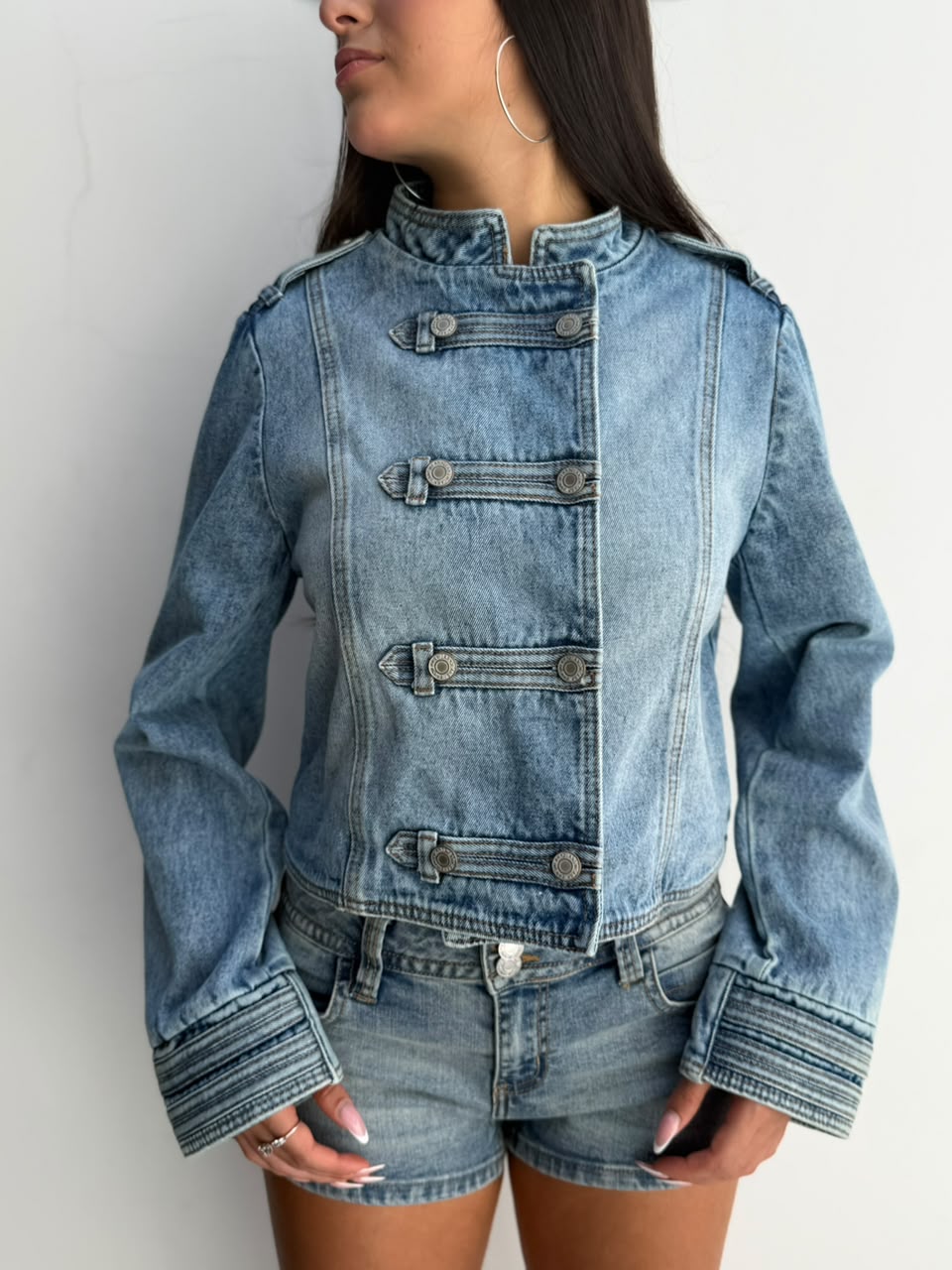 Chaqueta Napoleón denim