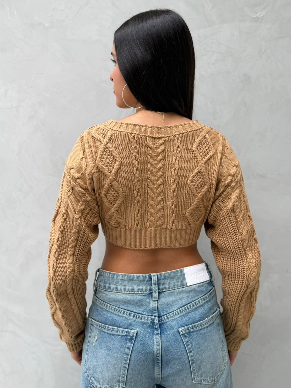 Blusa Beck tejido - Camel