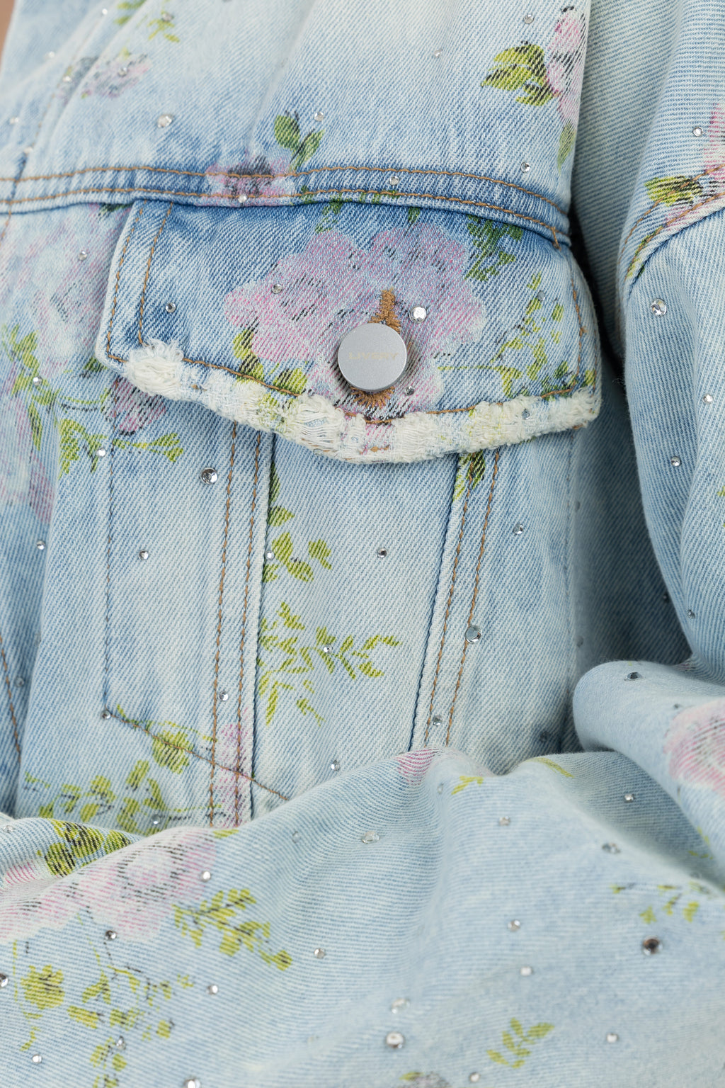 Chaqueta Flower Oversize