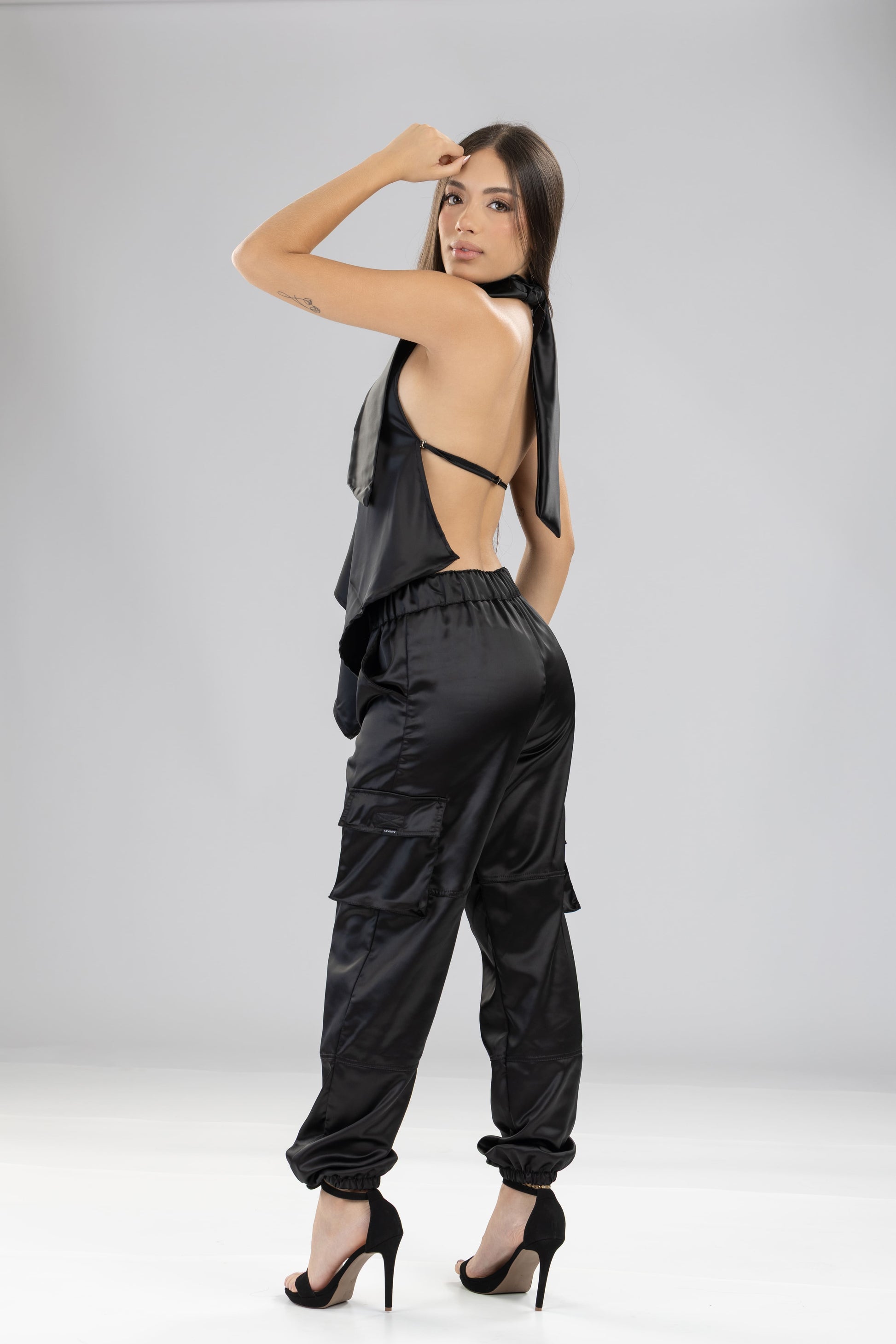 Pantalon satinado palmer