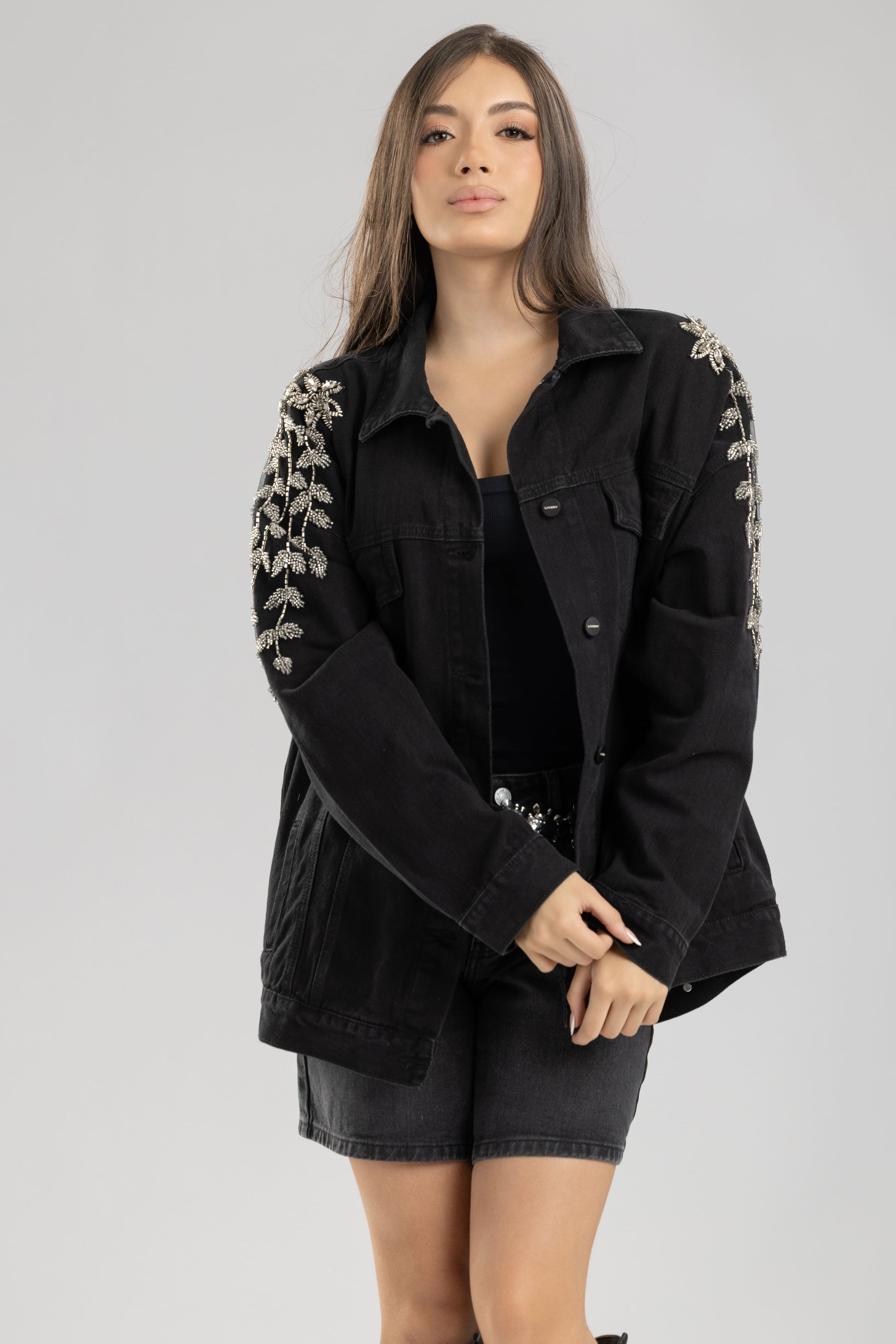 Chaqueta Betsy oversize denim