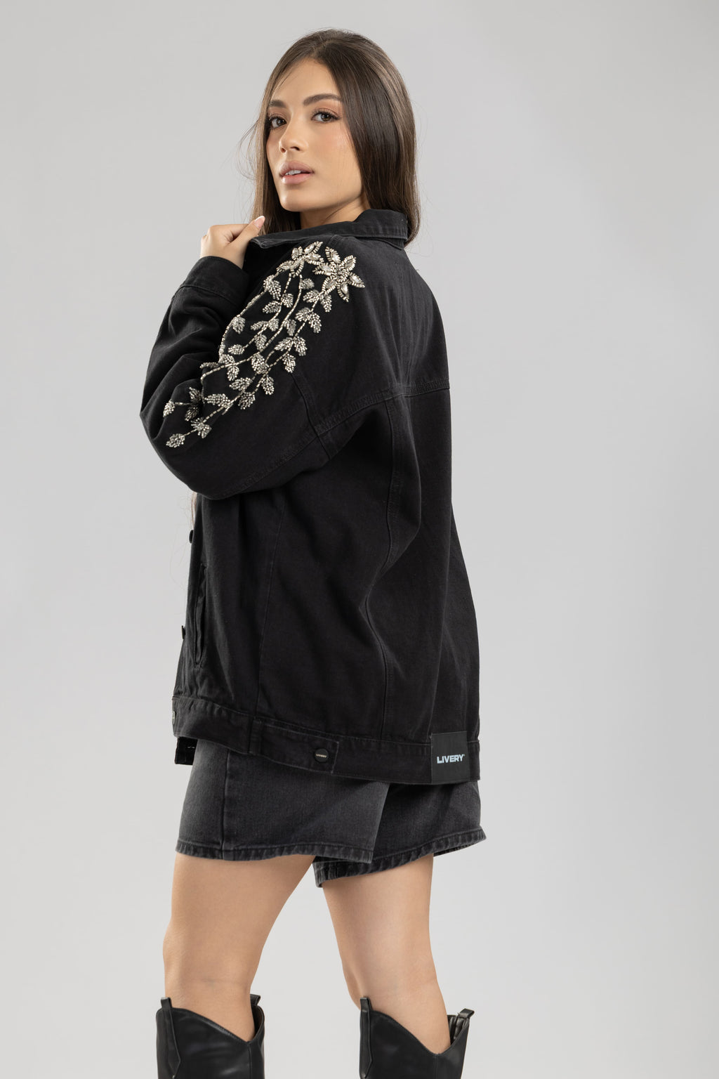 Chaqueta Betsy oversize denim