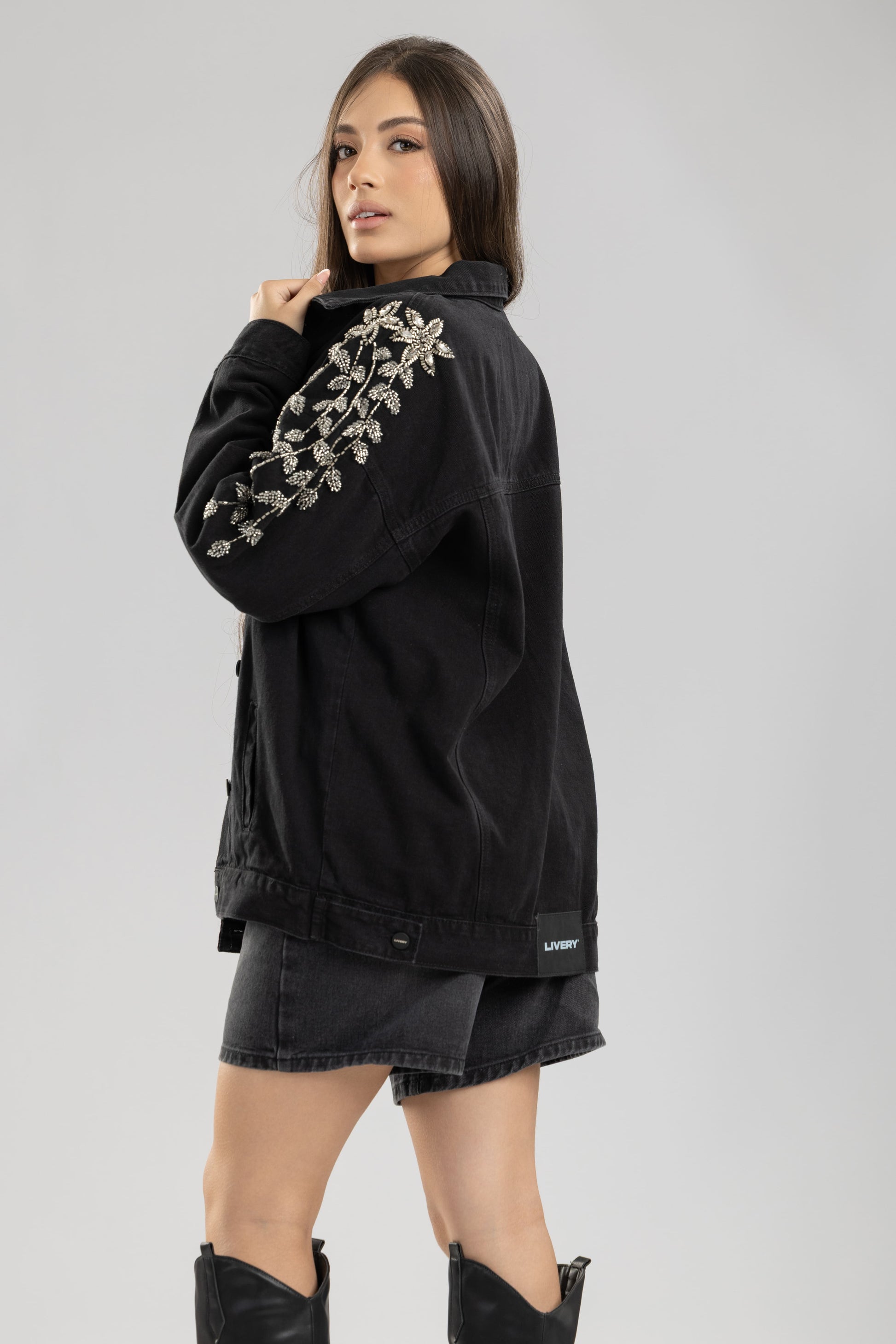 Chaqueta Betsy oversize denim