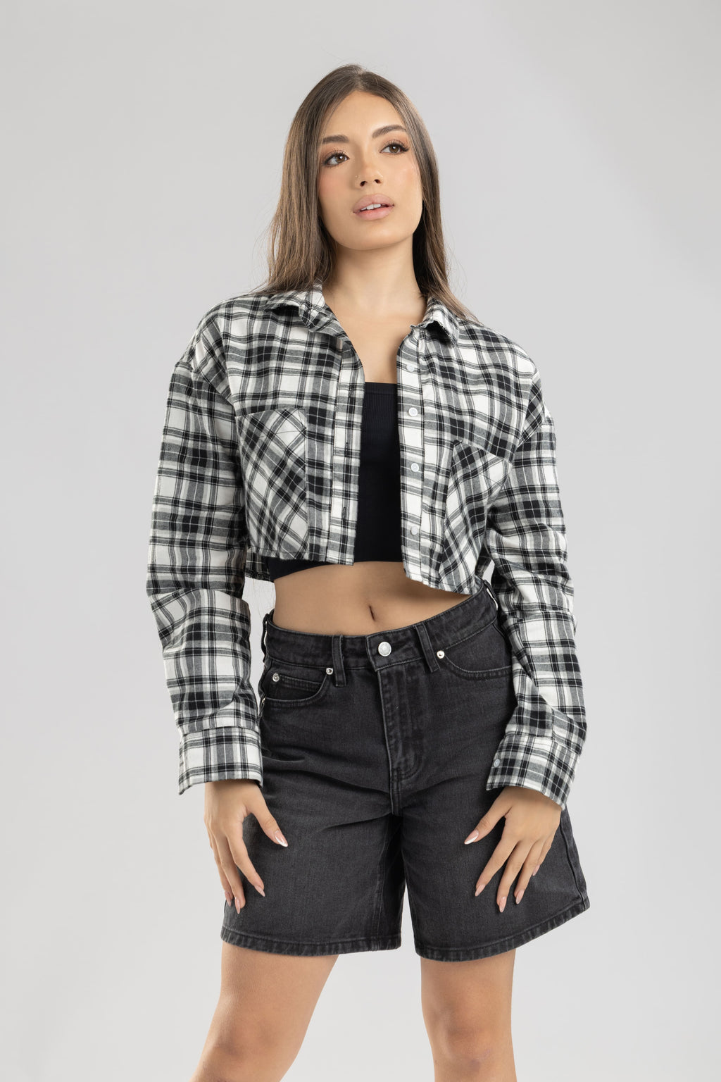 Blusa camisera anai - Negro