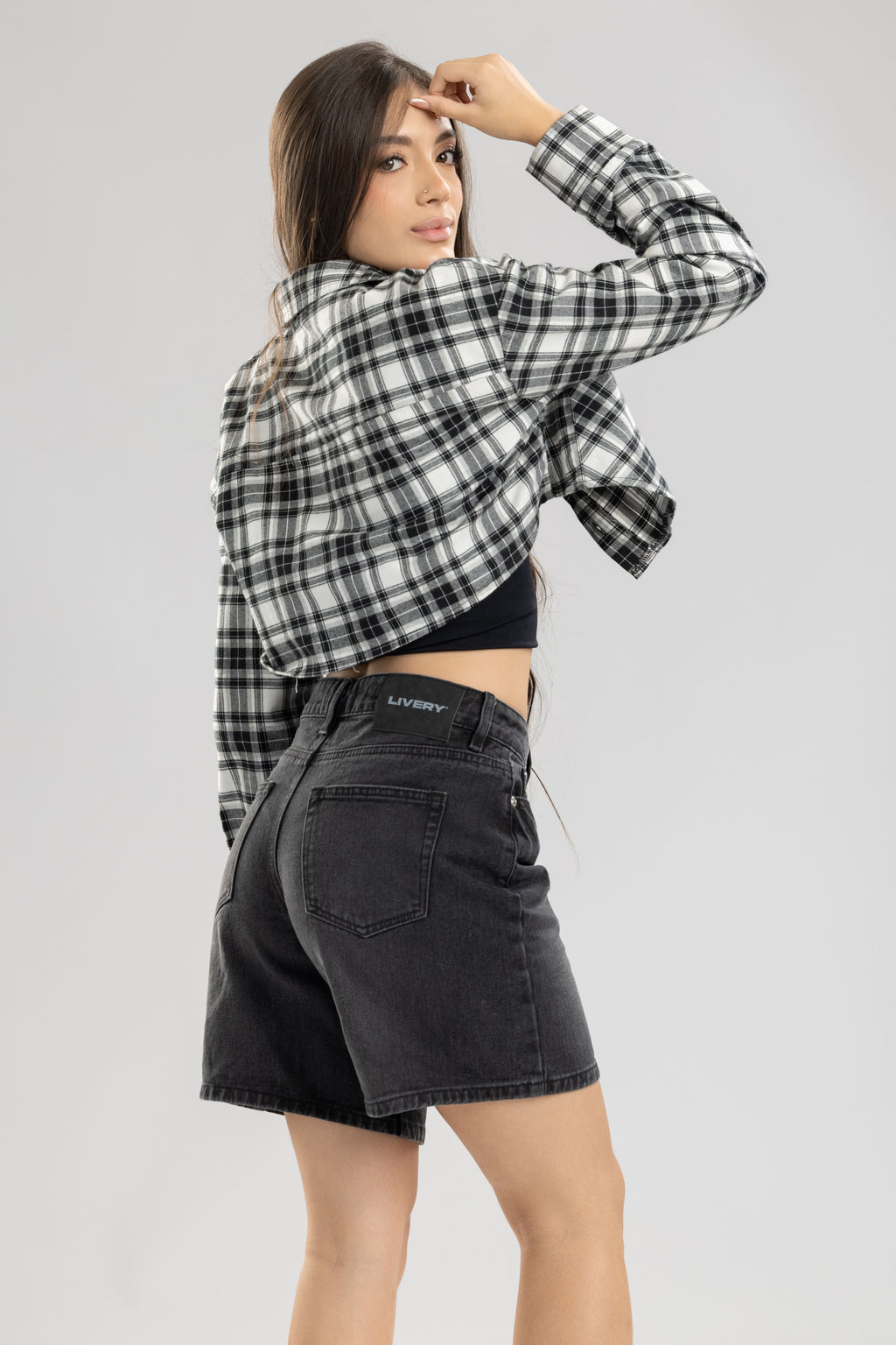 Blusa camisera anai - Negro