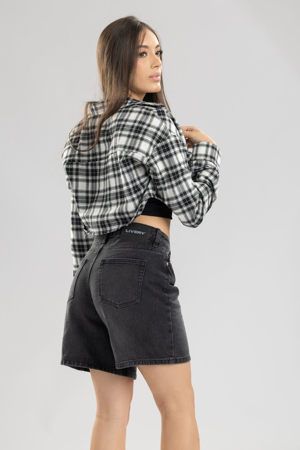 Blusa camisera anai - Negro