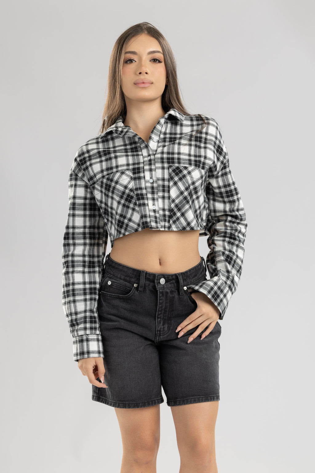 Blusa camisera anai - Negro