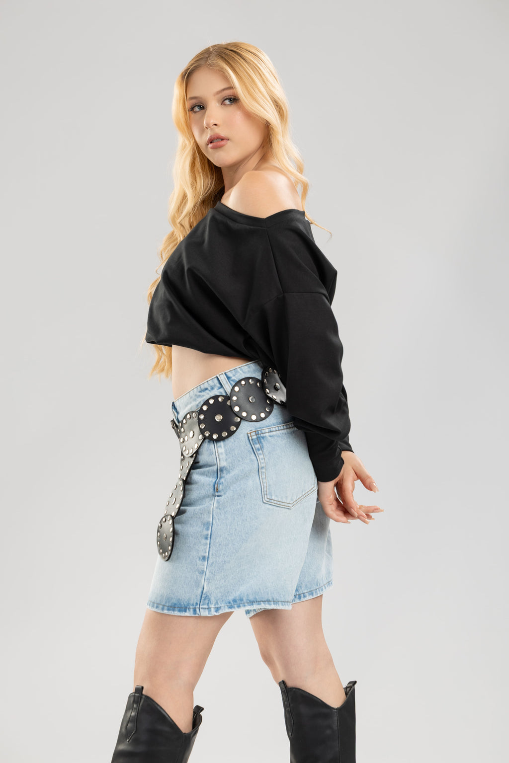 Blusa fresing bluson - Negro