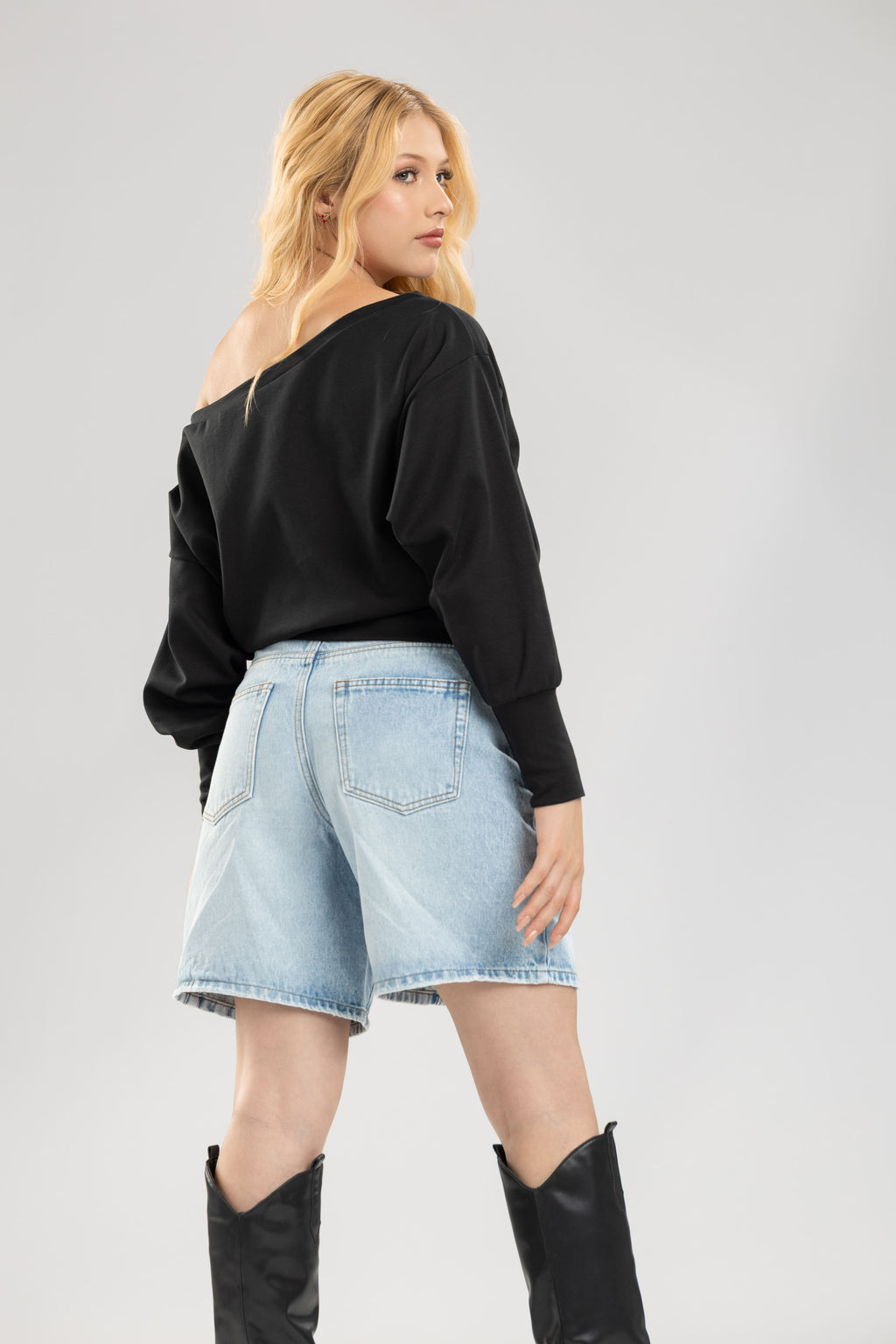 Blusa fresing bluson - Negro
