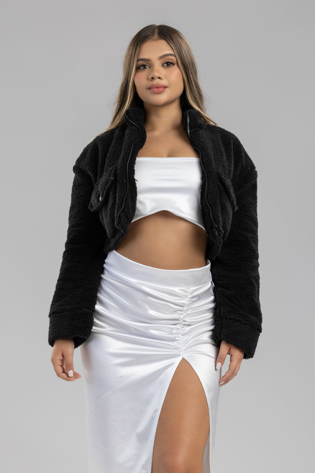 Chaqueta Queen ovejera - Negra
