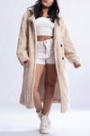 Chaqueta Gaban largo ovejero Beige