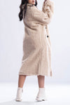 Chaqueta Gaban largo ovejero Beige