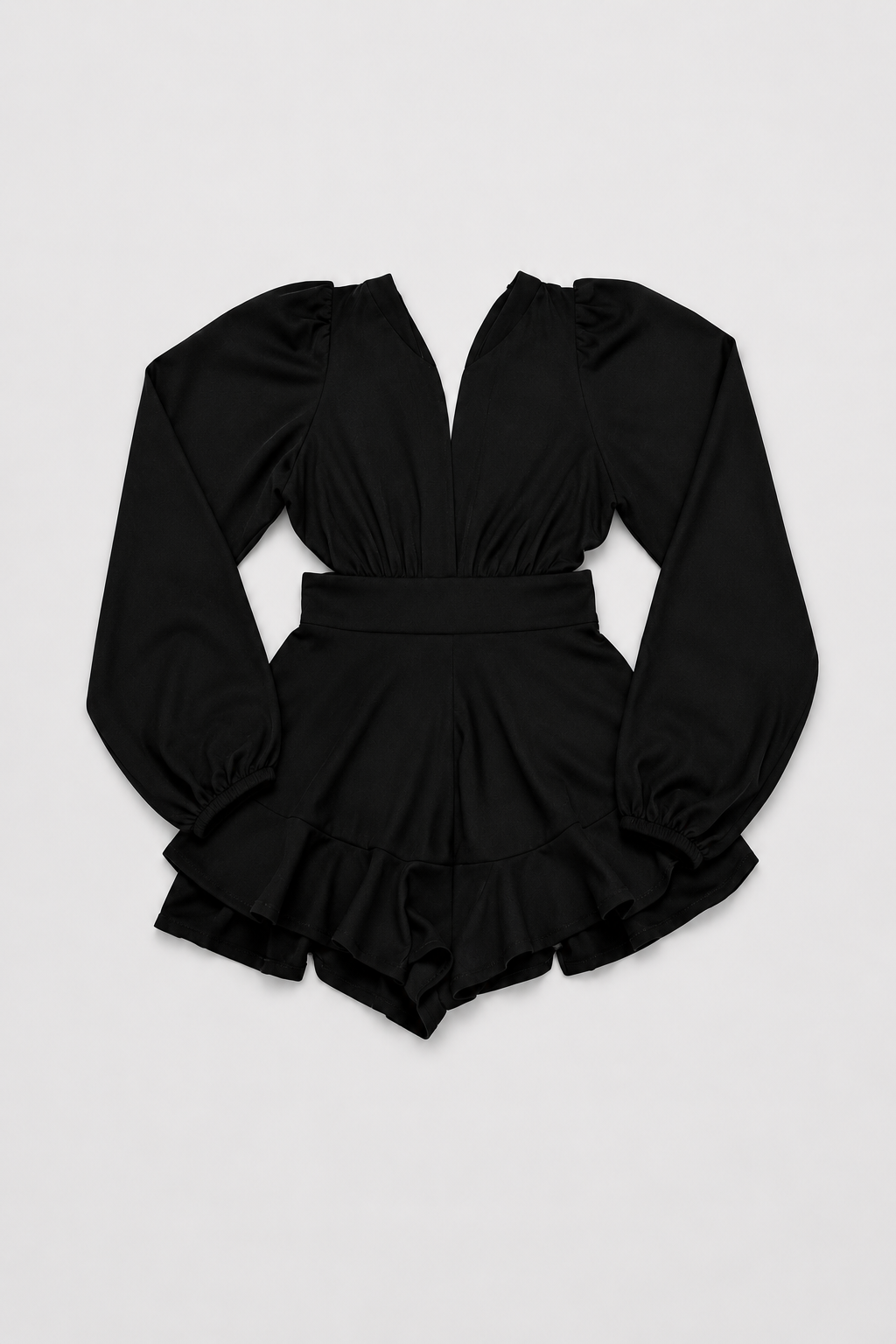 Vestido Merren con short ml escote v - negro