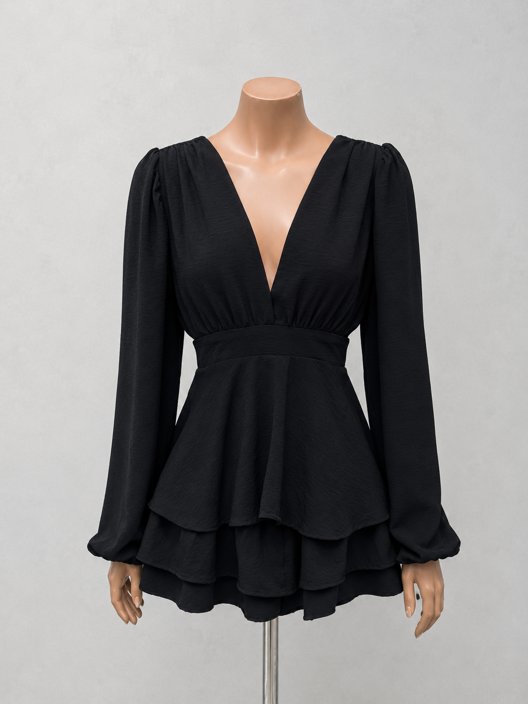 Vestido Merren con short ml escote v - negro