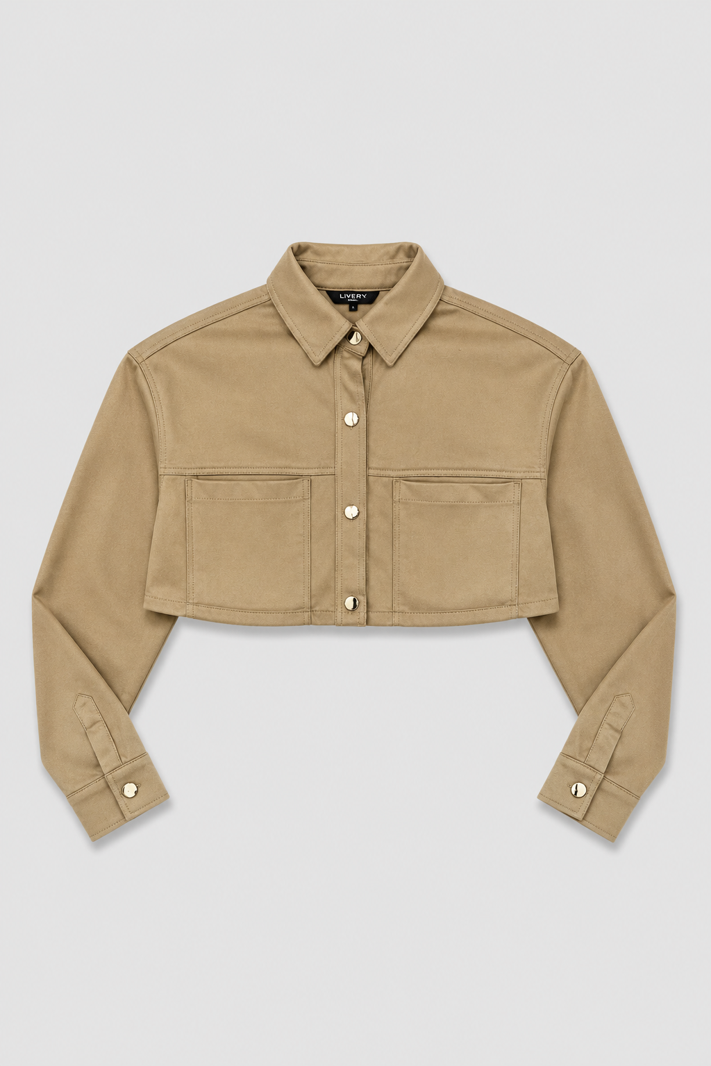 Blusa rowyn camisera gamuza bols - Beige