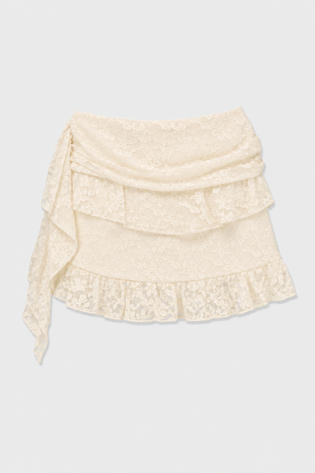 Falda kirsty boleros blonda - Crema