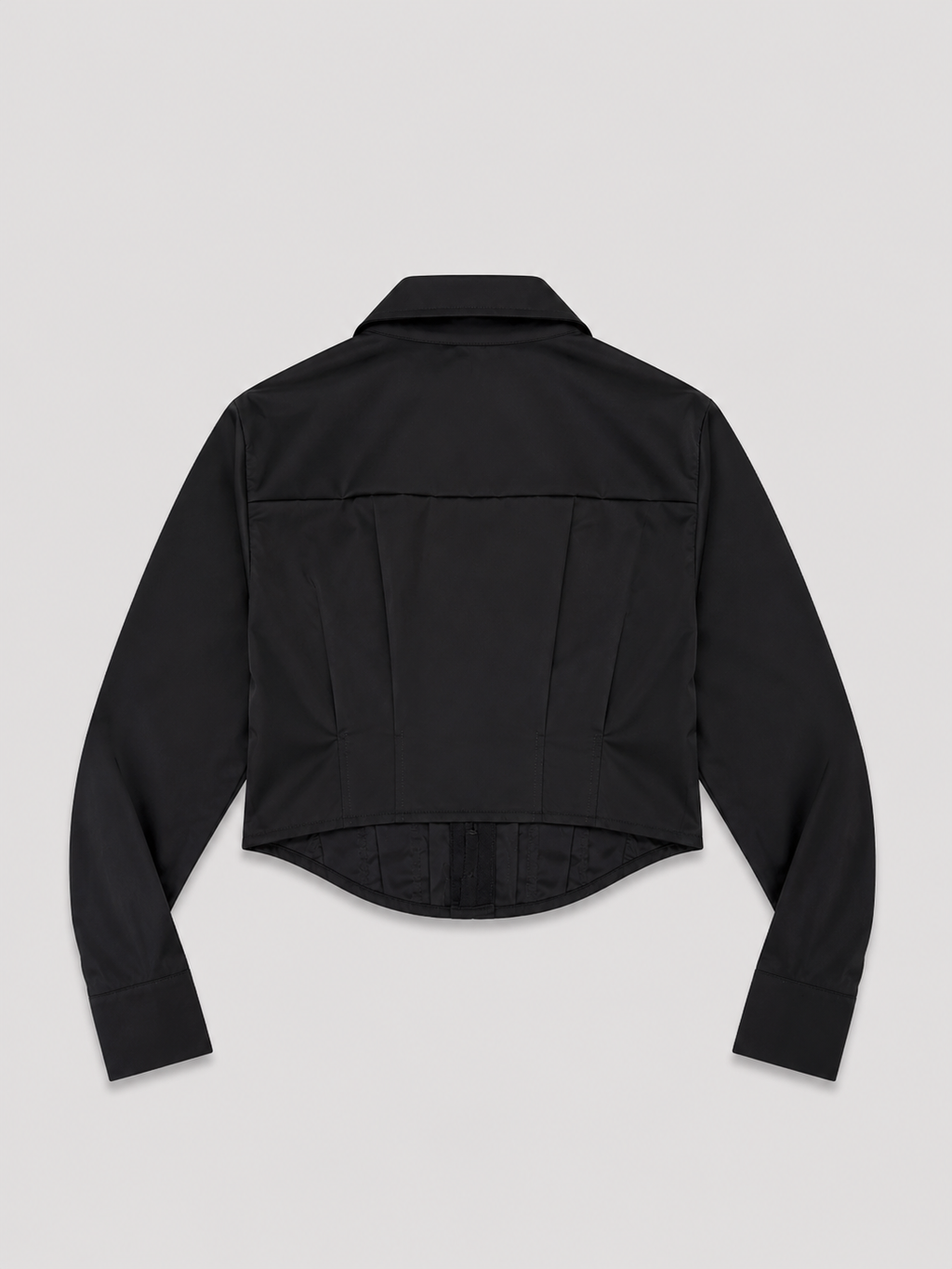 Blusa Ginevra camisera corset broches - Negra