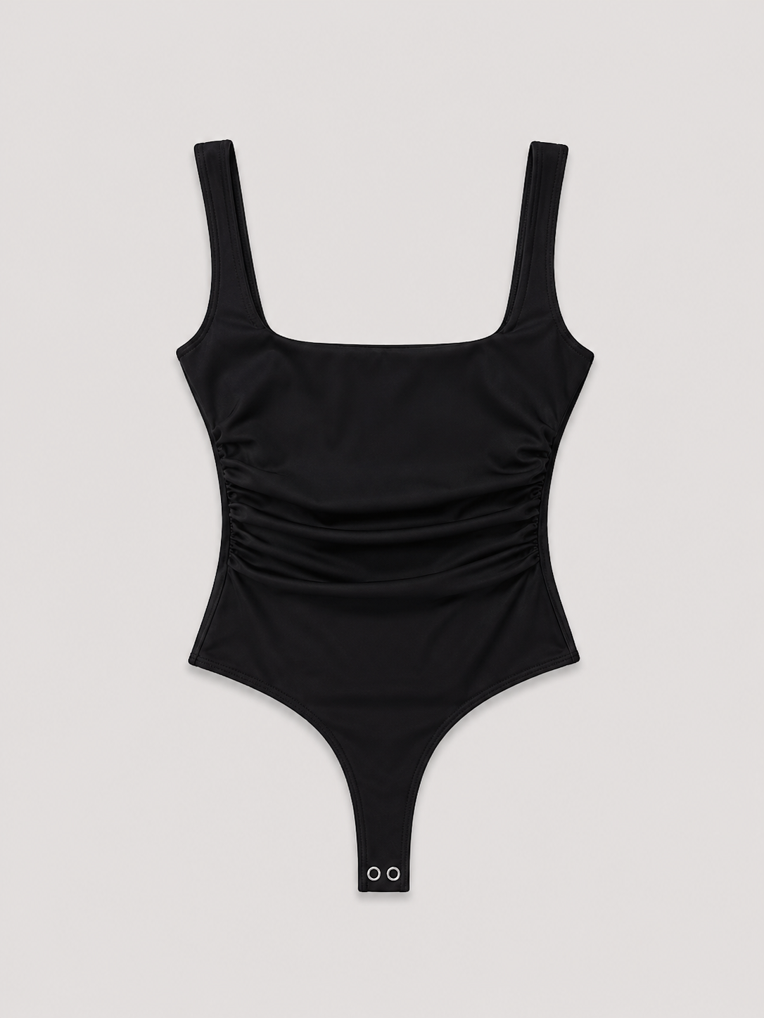 Blusa Constantine body escote cuadrado sisa - Negro