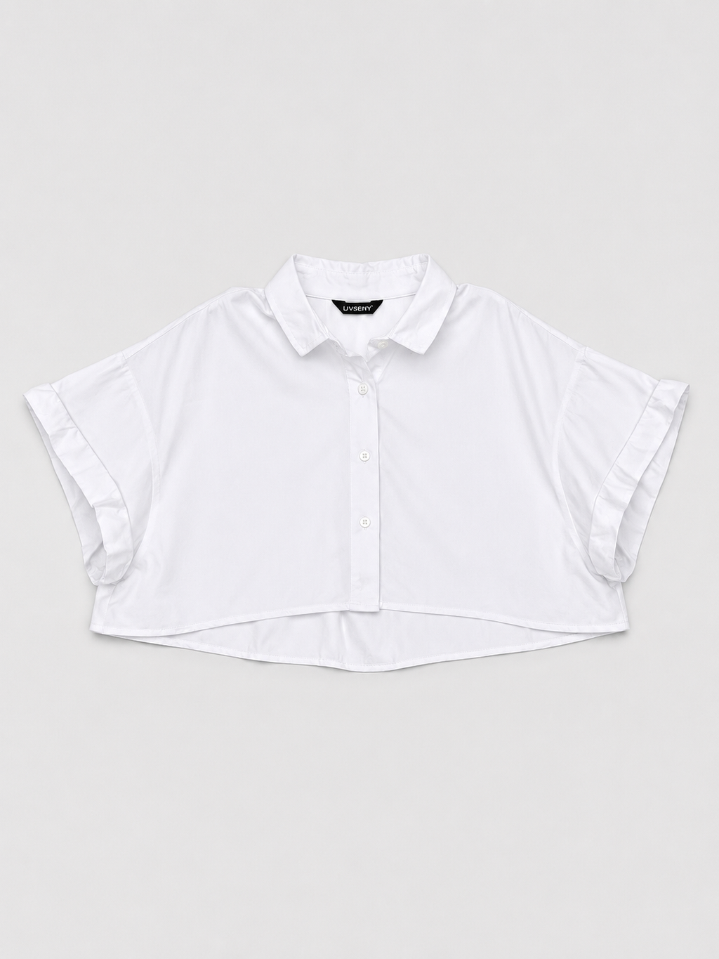 Blusa Florence camisera MC - Blanco