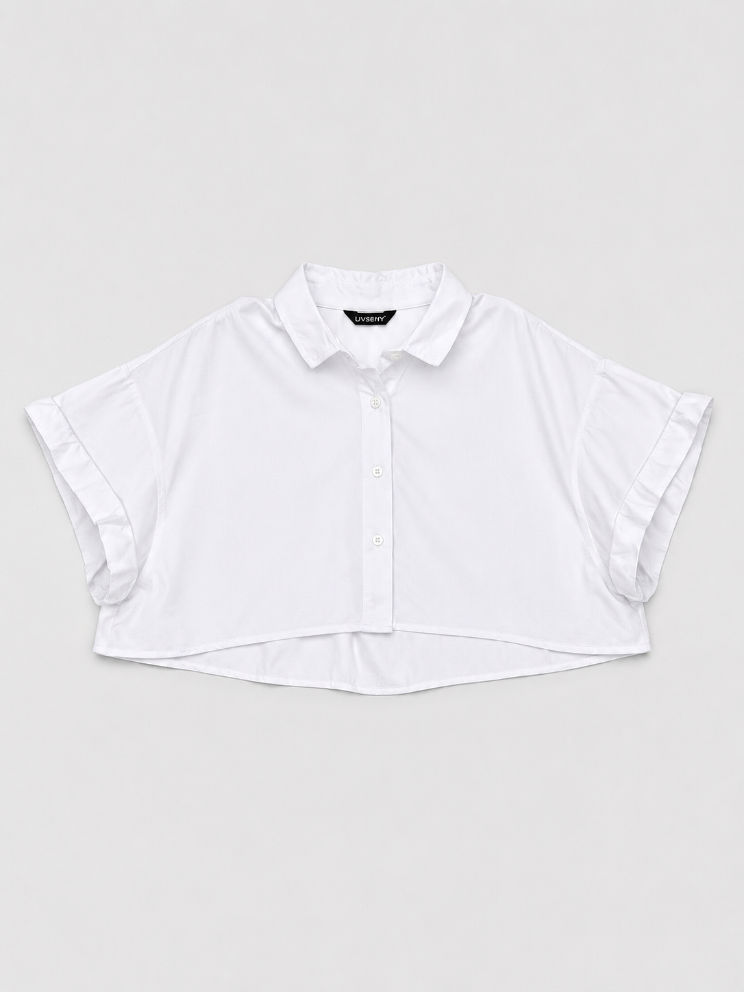 Blusa Florence camisera MC - Blanco