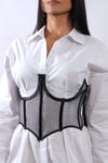 Corset velo negro - accesorio